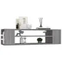 Gray plywood hanging TV cabinet 100x30x26.5 cm by vidaXL, TV Furniture - Ref: Foro24-826361, Price: 36,83 €, Discount: %