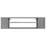 Gray plywood hanging TV cabinet 100x30x26.5 cm by vidaXL, TV Furniture - Ref: Foro24-826361, Price: 36,83 €, Discount: %