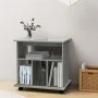 Rollcontainer aus grauem Sonoma-Sperrholz mit Rädern, 60x45x60 cm. von vidaXL, Schließfächer und Lagerschränke - Ref: Foro24-...