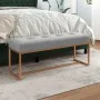 Gray velvet bench 110x36x45 cm by vidaXL, Benches for halls and storage - Ref: Foro24-350603, Price: 108,22 €, Discount: %