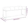 Gray velvet bench 110x36x45 cm by vidaXL, Benches for halls and storage - Ref: Foro24-350603, Price: 108,22 €, Discount: %
