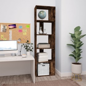 Regal aus geräuchertem Eichensperrholz, 45 x 24 x 160 cm von vidaXL, Bücherregale und Regale - Ref: Foro24-826375, Preis: 51,...
