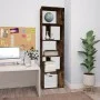 Smoked oak plywood shelf 45x24x160 cm by vidaXL, Bookcases and shelves - Ref: Foro24-826375, Price: 49,89 €, Discount: %