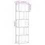 Smoked oak plywood shelf 45x24x160 cm by vidaXL, Bookcases and shelves - Ref: Foro24-826375, Price: 49,89 €, Discount: %