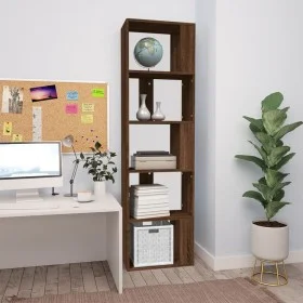 Regal aus eichenbraunem Sperrholz, 45 x 24 x 160 cm von vidaXL, Bücherregale und Regale - Ref: Foro24-826377, Preis: 50,72 €,...