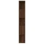 Oak brown plywood shelf 45x24x160 cm by vidaXL, Bookcases and shelves - Ref: Foro24-826377, Price: 50,72 €, Discount: %