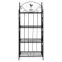 Schwarzes quadratisches Pflanzenregal von vidaXL, Topfständer - Ref: Foro24-40780, Preis: 83,42 €, Rabatt: %