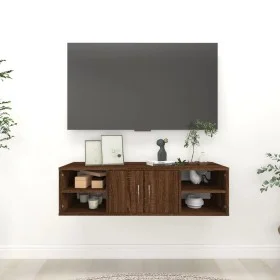 Braunes Wandregal aus Sperrholz, 102 x 30 x 29 cm von vidaXL, Regale und Regale - Ref: Foro24-826365, Preis: 49,48 €, Rabatt: %