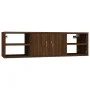 Brown plywood wall shelf 102x30x29 cm by vidaXL, Shelves and shelves - Ref: Foro24-826365, Price: 49,40 €, Discount: %
