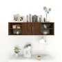 Brown plywood wall shelf 102x30x29 cm by vidaXL, Shelves and shelves - Ref: Foro24-826365, Price: 49,40 €, Discount: %