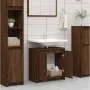 Badezimmerschrank aus braunem Eichensperrholz, 60 x 33 x 61 cm von vidaXL, Badezimmermöbel - Ref: Foro24-826359, Preis: 39,35...