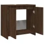 Badezimmerschrank aus braunem Eichensperrholz, 60 x 33 x 61 cm von vidaXL, Badezimmermöbel - Ref: Foro24-826359, Preis: 39,35...