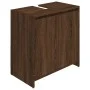 Badezimmerschrank aus braunem Eichensperrholz, 60 x 33 x 61 cm von vidaXL, Badezimmermöbel - Ref: Foro24-826359, Preis: 39,35...