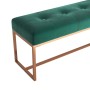 Dunkelgrüne Samtbank 110x36x45 cm von vidaXL, Bänke für Hallen und Lager - Ref: Foro24-350601, Preis: 105,94 €, Rabatt: %