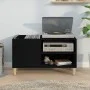 Plattenschrank aus Sperrholz schwarz 84,5x38x48 cm von vidaXL, CD- und DVD-Speicher - Ref: Foro24-831942, Preis: 50,88 €, Rab...