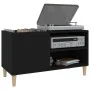 Plattenschrank aus Sperrholz schwarz 84,5x38x48 cm von vidaXL, CD- und DVD-Speicher - Ref: Foro24-831942, Preis: 50,88 €, Rab...