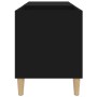 Plywood black record storage unit 84.5x38x48 cm by vidaXL, CD and DVD storage - Ref: Foro24-831942, Price: 51,51 €, Discount: %