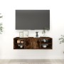 Smoked oak plywood wall shelf 102x30x29cm by vidaXL, Shelves and shelves - Ref: Foro24-826363, Price: 53,34 €, Discount: %