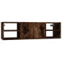 Smoked oak plywood wall shelf 102x30x29cm by vidaXL, Shelves and shelves - Ref: Foro24-826363, Price: 53,34 €, Discount: %