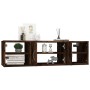 Smoked oak plywood wall shelf 102x30x29cm by vidaXL, Shelves and shelves - Ref: Foro24-826363, Price: 53,34 €, Discount: %