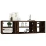 Wandregal aus geräuchertem Eichensperrholz, 102 x 30 x 29 cm von vidaXL, Regale und Regale - Ref: Foro24-826363, Preis: 51,68...