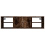 Smoked oak plywood wall shelf 102x30x29cm by vidaXL, Shelves and shelves - Ref: Foro24-826363, Price: 53,34 €, Discount: %
