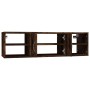 Smoked oak plywood wall shelf 102x30x29cm by vidaXL, Shelves and shelves - Ref: Foro24-826363, Price: 53,34 €, Discount: %