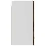 Smoked oak wood hanging TV cabinet 39.5x31x60 cm by vidaXL, Kitchen cabinets - Ref: Foro24-826348, Price: 45,51 €, Discount: %