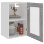 Sonoma gray plywood hanging cabinet 40x31x60 cm by vidaXL, Kitchen cabinets - Ref: Foro24-826346, Price: 45,04 €, Discount: %