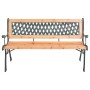 Gartenbank aus Gusseisen und massivem Tannenholz 116 cm von vidaXL, Gartenbänke - Ref: Foro24-319571, Preis: 75,21 €, Rabatt: %