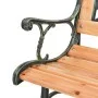 Gartenbank aus Gusseisen und massivem Tannenholz 116 cm von vidaXL, Gartenbänke - Ref: Foro24-319571, Preis: 75,21 €, Rabatt: %