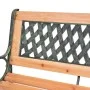 Gartenbank aus Gusseisen und massivem Tannenholz 116 cm von vidaXL, Gartenbänke - Ref: Foro24-319571, Preis: 75,21 €, Rabatt: %
