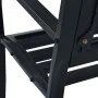 Banco de jardín acero negro 120 cm de vidaXL, Bancos de jardín - Ref: Foro24-319582, Precio: 83,70 €, Descuento: %