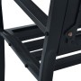 Gartenbank aus schwarzem Stahl 120 cm von vidaXL, Gartenbänke - Ref: Foro24-319582, Preis: 85,31 €, Rabatt: %