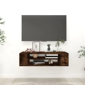 Hängender TV-Schrank aus geräuchertem Eichenholz, 100 x 30 x 26,5 cm von vidaXL, TV-Möbel - Ref: Foro24-826360, Preis: 36,19 ...