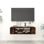 Smoked oak wood hanging TV cabinet 100x30x26.5 cm by vidaXL, TV Furniture - Ref: Foro24-826360, Price: 36,14 €, Discount: %