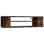Smoked oak wood hanging TV cabinet 100x30x26.5 cm by vidaXL, TV Furniture - Ref: Foro24-826360, Price: 36,14 €, Discount: %