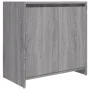 Armario de baño madera contrachapada gris Sonoma 60x33x61 cm de vidaXL, Muebles de baño - Ref: Foro24-826358, Precio: 41,58 €...