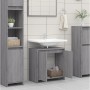Sonoma Badezimmerschrank aus grauem Sperrholz 60x33x61 cm von vidaXL, Badezimmermöbel - Ref: Foro24-826358, Preis: 42,20 €, R...