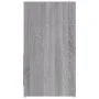 Gray Sonoma plywood bathroom cabinet 60x33x61 cm by vidaXL, Bathroom furniture - Ref: Foro24-826358, Price: 41,58 €, Discount: %