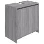 Sonoma Badezimmerschrank aus grauem Sperrholz 60x33x61 cm von vidaXL, Badezimmermöbel - Ref: Foro24-826358, Preis: 42,20 €, R...