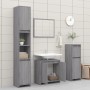 Sonoma Badezimmerschrank aus grauem Sperrholz 60x33x61 cm von vidaXL, Badezimmermöbel - Ref: Foro24-826358, Preis: 42,20 €, R...