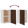 Hängender TV-Schrank aus braunem Eichenholz, 39,5 x 31 x 60 cm von vidaXL, Küchenschränke - Ref: Foro24-826350, Preis: 37,78 ...