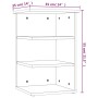 Zusatzmöbel Sperrholz geräucherte Eiche 35x35x55 cm von vidaXL, Sideboards - Ref: Foro24-826366, Preis: 28,86 €, Rabatt: %