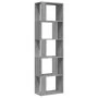 Sonoma-graues Sperrholzregal 45x24x160 cm von vidaXL, Bücherregale und Regale - Ref: Foro24-826376, Preis: 52,16 €, Rabatt: %