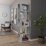 Sonoma gray plywood shelving 45x24x160 cm by vidaXL, Bookcases and shelves - Ref: Foro24-826376, Price: 53,25 €, Discount: %
