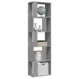 Sonoma-graues Sperrholzregal 45x24x160 cm von vidaXL, Bücherregale und Regale - Ref: Foro24-826376, Preis: 52,16 €, Rabatt: %