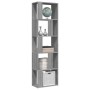 Sonoma gray plywood shelving 45x24x160 cm by vidaXL, Bookcases and shelves - Ref: Foro24-826376, Price: 53,25 €, Discount: %