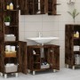 Badezimmerschrank Sperrholz geräucherte Eiche 60x32x53,5cm von vidaXL, Badezimmermöbel - Ref: Foro24-826372, Preis: 49,45 €, ...
