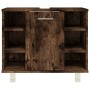 Badezimmerschrank Sperrholz geräucherte Eiche 60x32x53,5cm von vidaXL, Badezimmermöbel - Ref: Foro24-826372, Preis: 49,45 €, ...